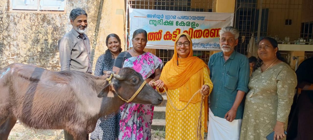 പോത്തുകുട്ടി വിതരണം ചെയ്തു