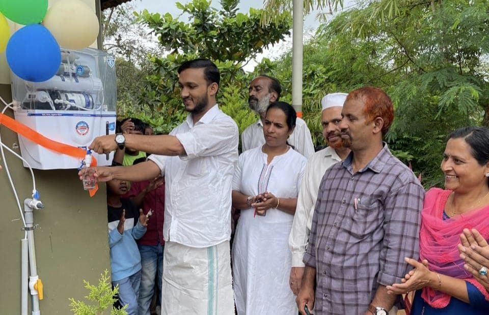 വാട്ടർ പ്യൂരിഫയർ ഉദ്ഘാടനം ചെയ്‌തു