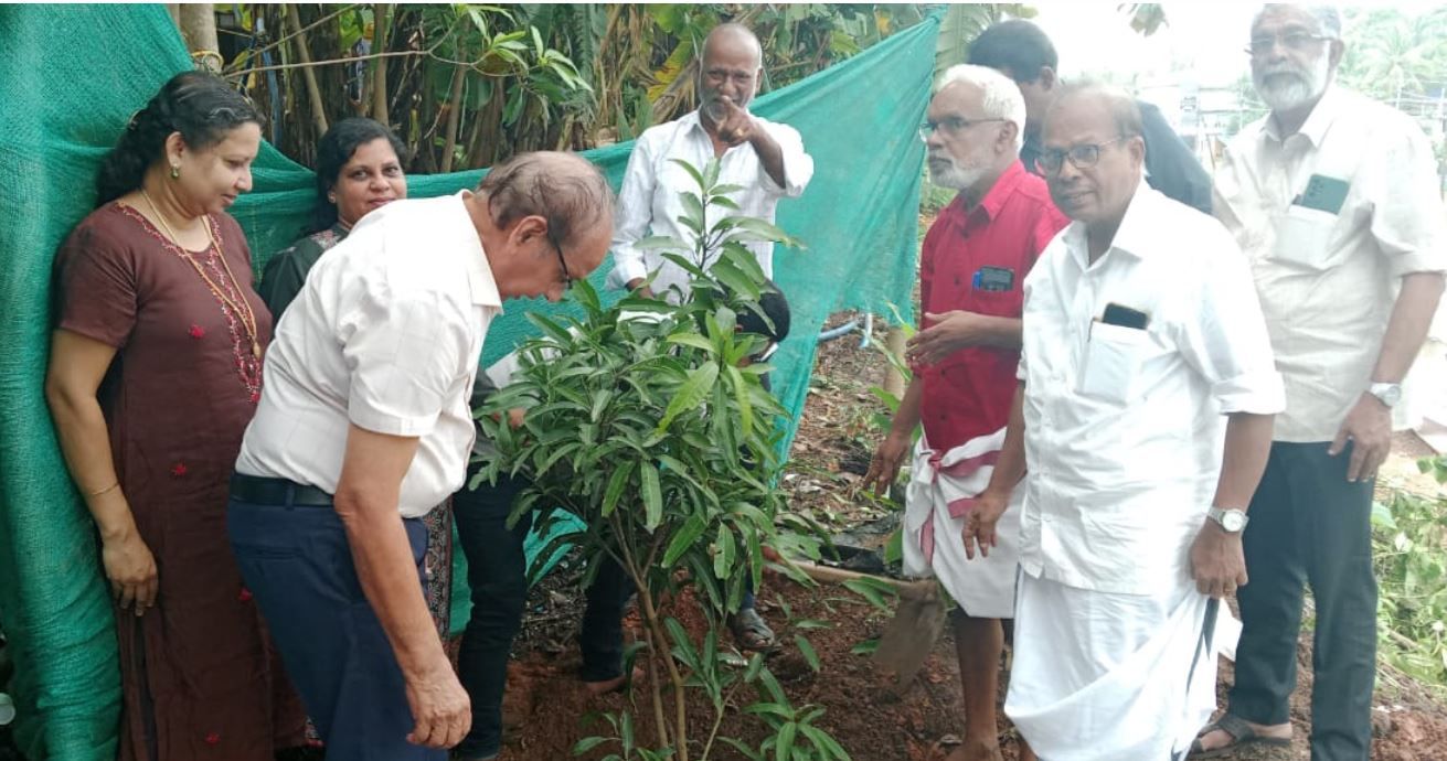 ബാലേട്ടൻറെ ഓർമ്മക്കായി മാവിൻ തൈ ഭൂമിക്ക് സമർപ്പിച്ചു