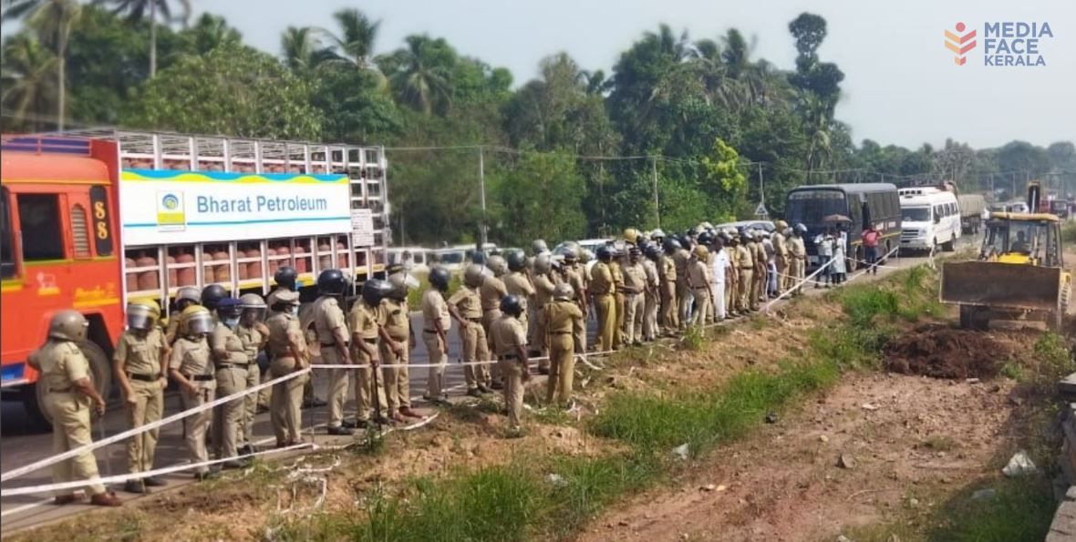 കുഞ്ഞിപ്പള്ളിയിൽ ദേശീയപാത നിർമ്മാണ പ്രവൃർത്തികൾ 27 വരെ നിർത്തിവെക്കും