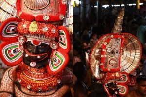 അണ്ടല്ലൂരിൽ രാമ- രാവണ യുദ്ധം അവസാനിച്ചു.  ഇന്ന് കൊടിയിറക്കം   ചാലക്കര പുരുഷു