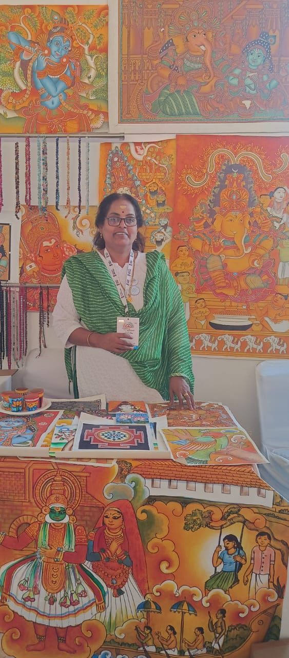 രാഷ്ട്ര പതി ഭവനിൽ മയ്യഴിക്കാരിയുടെ ചിത്ര പ്രദർശനം