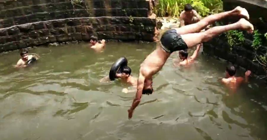 swimming