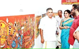 സ്വപ്നങ്ങളുടെ കാൻവാസിൽ ചിത്രങ്ങൾ വരച്ചുകൂട്ടി ഡോ. ഉമാ വേണുഗോപാൽ