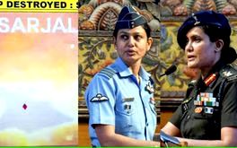 ഓപ്പറേഷൻ സിന്ദൂർ: ഹിന്ദിയിൽ വിവരിച്ച് കേണൽ സോഫിയ, ഇംഗ്ലീഷിൽ വിങ് കമാൻഡർ വ്യോമിക