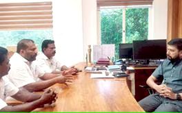 കാട്ടാനശല്യത്തിന് പരിഹാരം തേടി ജനപ്രതിനിധികൾ സിസിഎഫിനെ കണ്ടു