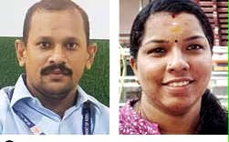 ഭർത്താവ് ഇരുന്ന കൃഷി ഓഫീസർ കസേരയിൽ ഇനി ഭാര്യ