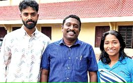 ശ്രുതിയും പി. പ്രണവും ഇന്ത്യൻ ടീമിൽ