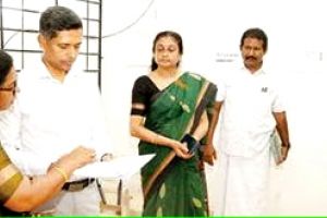 മുഖ്യ തിരഞ്ഞെടുപ്പ് ഓഫീസർ ഇലക്ഷൻ വെയർ ഹൗസിൽ പരിശോധന നടത്തി