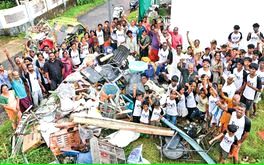 നന്തിപുലം ആക്രി പെറുക്കി; കളിക്കളമെന്ന സ്വപ്‌നത്തിനായി