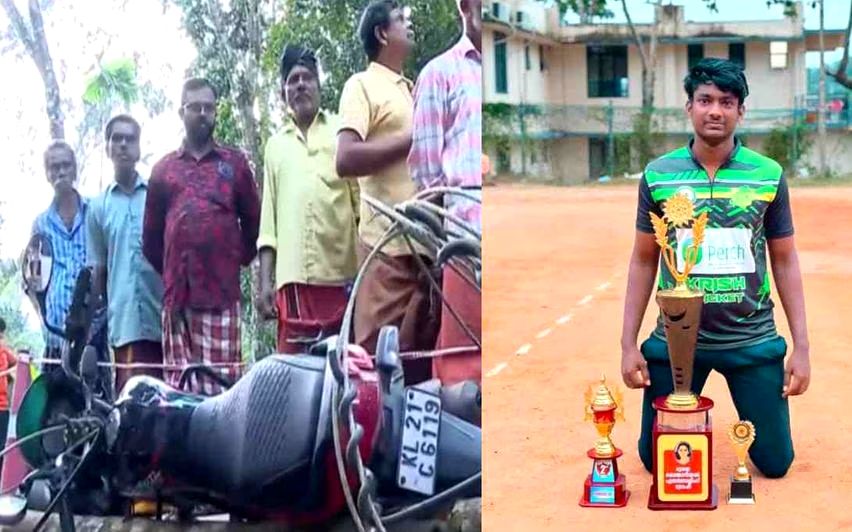 ബൈക്കിനു മുകളിൽ വൈദ്യുതക്കമ്പി പൊട്ടിവീണു; ഷോക്കേറ്റ് യുവാവ് മരിച്ചു