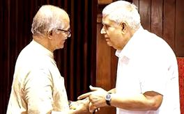 മലയാളത്തിൽ ദൈവനാമത്തിൽ സി. സദാനന്ദൻ്റെ സത്യപ്രതിജ്ഞ