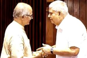 മലയാളത്തിൽ ദൈവനാമത്തിൽ സി. സദാനന്ദൻ്റെ സത്യപ്രതിജ്ഞ