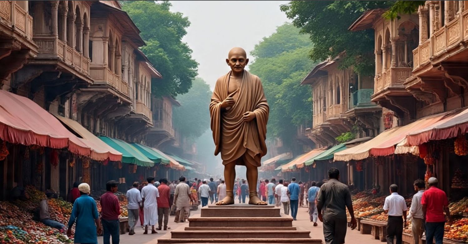 ഭാരതത്തിന്റെ  പരിസ്ഥിതിയും  ഗാന്ധിജിയും.  :ടി .ശ്രീനിവാസൻ
