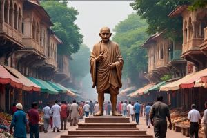 ഭാരതത്തിന്റെ  പരിസ്ഥിതിയും  ഗാന്ധിജിയും.  :ടി .ശ്രീനിവാസൻ