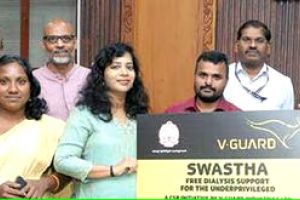 സൗജന്യ ഡയാലിസിസ് ചികിത്സ: വി-ഗാർഡിൻ്റെ 'സ്വസ്ഥ' പദ്ധതി തുടങ്ങി