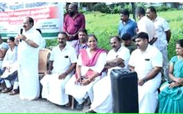 ബോൾഗാട്ടി-വല്ലാർപാടം ജങ്ഷനിലെ ട്രാഫിക് ബ്ലോക്കിന് പരിഹാരം കണ്ടെത്താൻ സമരം
