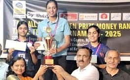 ടേബിൾ ടെന്നീസ് ടൂർണമെന്റ്റ്: മരിയയ്ക്കും അമീറിനും സീനിയർ കിരീടം
