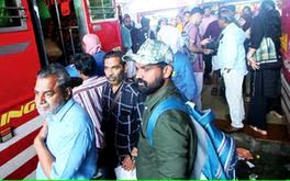 കണ്ണൂർ-തോട്ടട-തലശ്ശേരി റൂട്ടിൽ ബസ് സമരം തുടരുന്നു