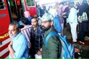 കണ്ണൂർ-തോട്ടട-തലശ്ശേരി റൂട്ടിൽ ബസ് സമരം തുടരുന്നു