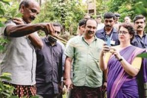 ഫാം ടൂറിസം സംരംഭകരുമായി സംവദിച്ച് പ്രിയങ്കാ ഗാന്ധി