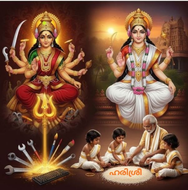 നവരാത്രി ഗരിമ: ഇച്ഛാശക്തിയുടെയും ജ്ഞാനശക്തിയുടെയും സംക്രമണം :സന്തോഷ് .എ.എം, അഡ്വക്കേറ്റ്
