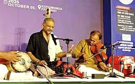 സംഗീതത്തെ സാധാരണക്കാരുമായി ബന്ധിപ്പിക്കുകയാണ് ലക്ഷ്യം -ടി.എം. കൃഷ്ണ‌