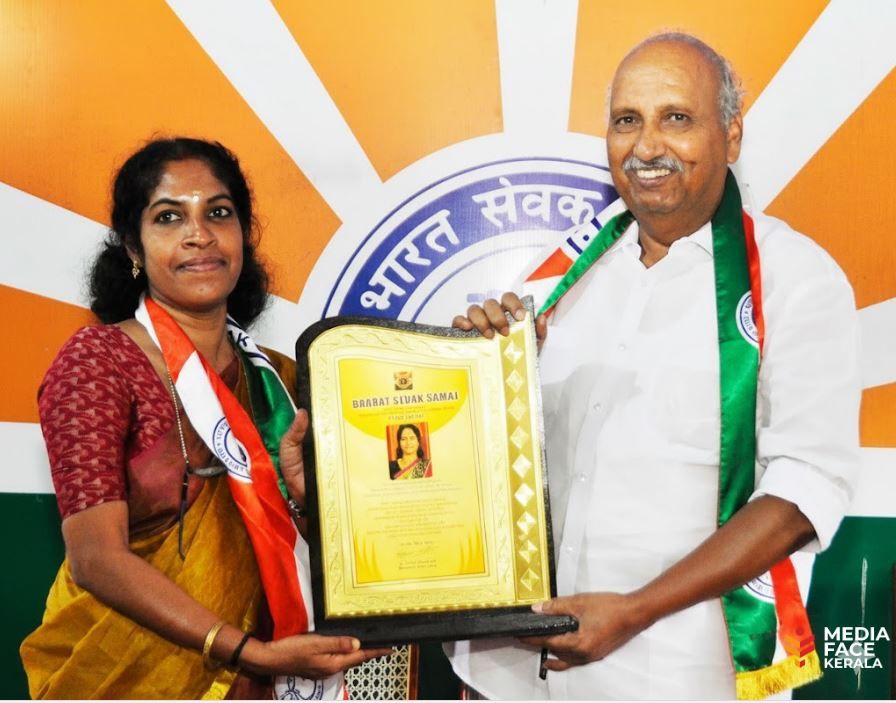 ഡോ. ഇ .പി .ജ്യോതിയ്ക്ക് ഭാരത് സേവക് സമാജ്  ദേശീയ പുരസ്‌കാരം