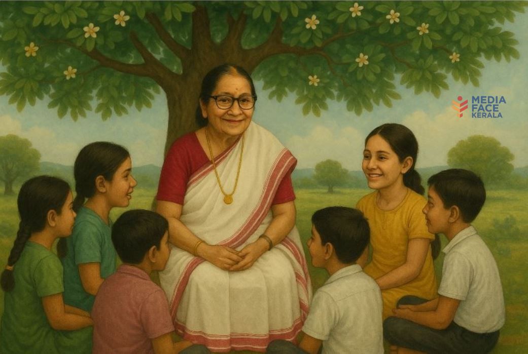 പത്മാവതി ടീച്ചർക്കൊരു നവതി ആശംസ : ഷർമ്മിള.പി