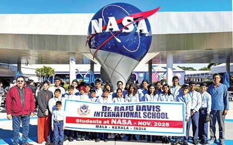 ഡോ. രാജു ഡേവിസ് സ്‌കൂൾ വിദ്യാർഥികൾ നാസയിൽ