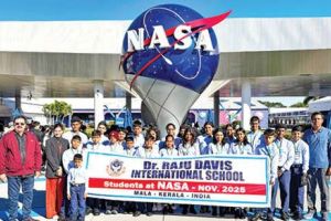 ഡോ. രാജു ഡേവിസ് സ്‌കൂൾ വിദ്യാർഥികൾ നാസയിൽ