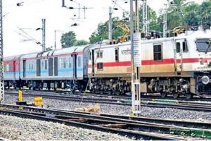 ജോലാർപ്പേട്ട-കോയമ്പത്തൂർ റൂട്ടിൽ 130 കിലോമീറ്റർ വേഗത്തിൽ തീവണ്ടിയുടെ പരീക്ഷണ ഓട്ടം