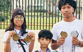 സ്കേറ്റ് ബോർഡിങ് ചാമ്പ്യൻഷിപ്പിൽ സഹോദരങ്ങൾക്ക് നേട്ടം