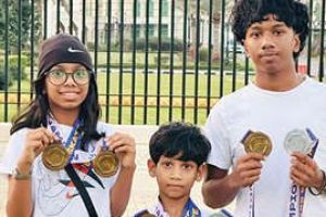 സ്കേറ്റ് ബോർഡിങ് ചാമ്പ്യൻഷിപ്പിൽ സഹോദരങ്ങൾക്ക് നേട്ടം