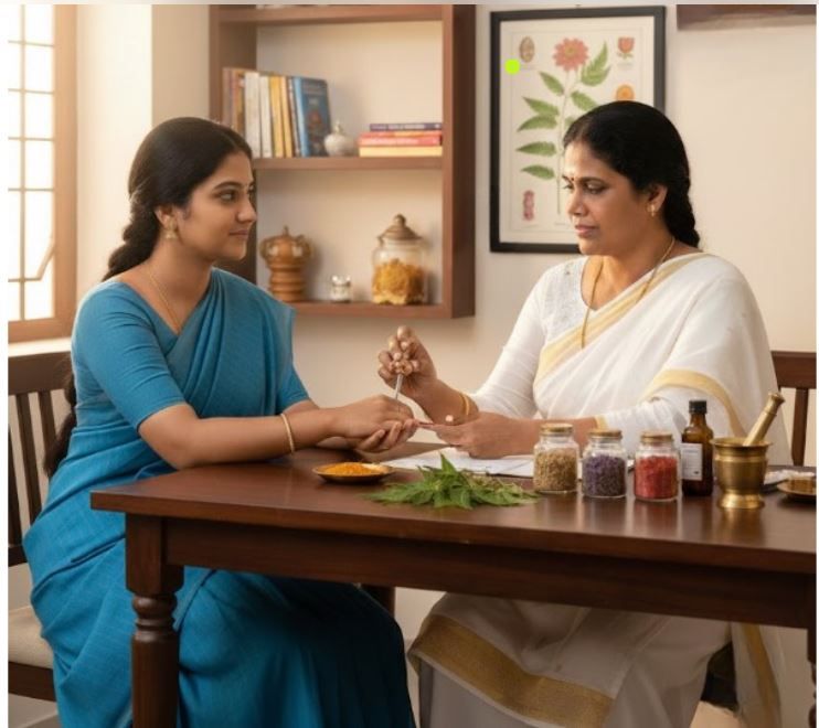 പാരമ്പര്യ നാട്ടുവൈദ്യ ചികിത്സക  പുഷ്‌പ കാനാട് ( ബാഗ്ലൂർ )  വടകരയിൽ