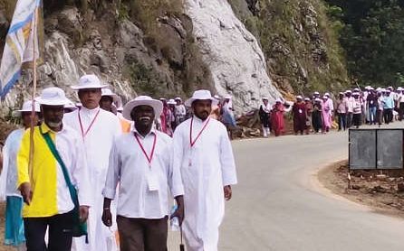 വിമലഗിരി പദയാത്ര തുടങ്ങി