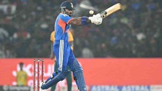 കട്ടക്കില്‍ ഹര്‍ദിക് പാണ്ഡ്യയുടെ വെടിക്കെട്ട്; ദക്ഷിണാഫ്രിക്കയ്ക്ക് ജയിക്കാന്‍ 176 റണ്‍സ്