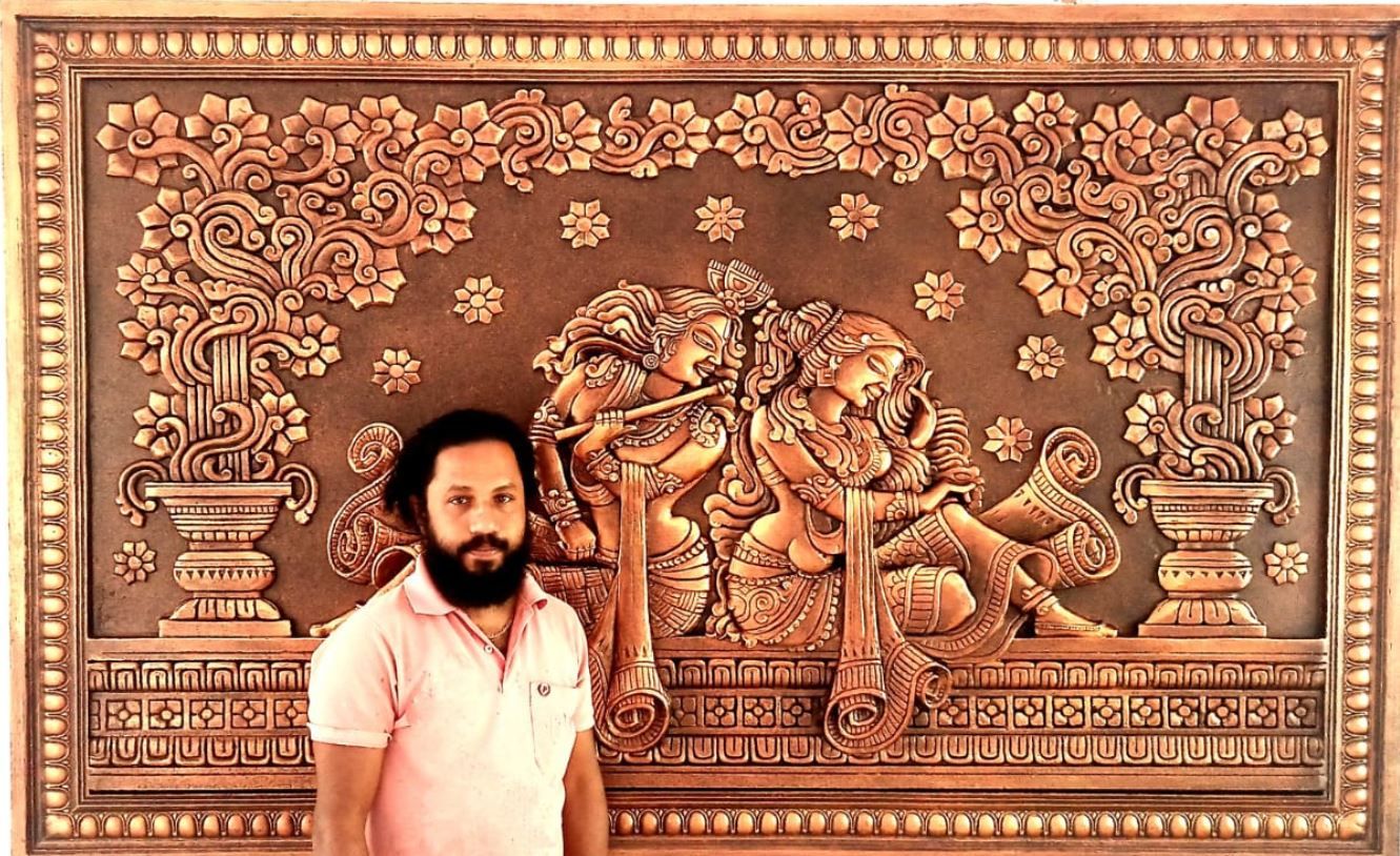 ശിൽപമുദ്ര: ഷാജി പൊയിൽക്കാവിനെ തേടി ഭാരത സേവക് സമാജ് ദേശീയ പുരസ്കാരം