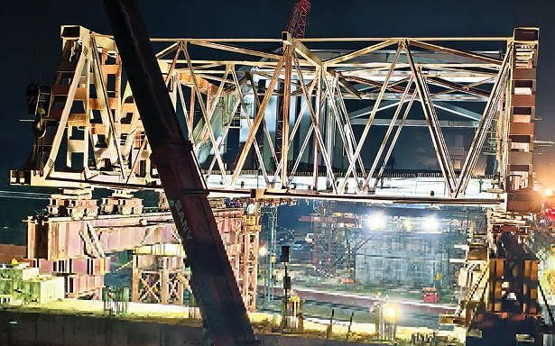 ആദ്യ കോമ്പോസിറ്റ് ഗർഡർ മേൽപ്പാലം ഇനി കുറ്റിപ്പുറത്തിന് സ്വന്തം