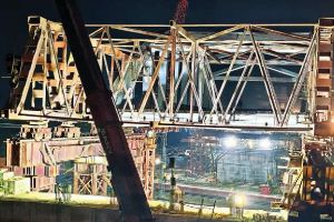 ആദ്യ കോമ്പോസിറ്റ് ഗർഡർ മേൽപ്പാലം ഇനി കുറ്റിപ്പുറത്തിന് സ്വന്തം