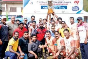 സംസ്ഥാന മാസ്റ്റേഴ്‌സ് ഹാൻഡ്ബോൾ ചാമ്പ്യൻഷിപ്പ്: തിരുവനന്തപുരത്തിന് ഓവറോൾ കിരീടം