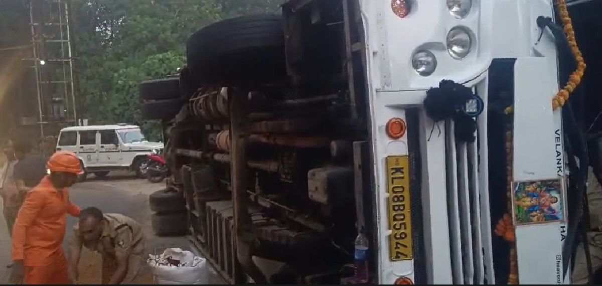 ഇടുക്കി കരിങ്കുന്നത്തിന് സമീപം ബസ് അപകടം: 12 ശബരിമല തീർത്ഥാടകർക്ക് പരുക്ക്