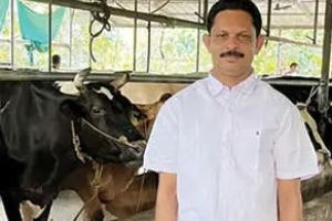 സംസ്ഥാന ക്ഷീരസഹകാരി അവാർഡ്: രണ്ടാംതവണയും കെ.ബി. ഷൈനിന്