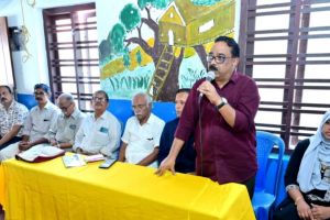 ചോമ്പാൽ ശ്രീനാരായണ ഗുരുപഠനകേന്ദ്രം നാൽപ്പത്തി മൂന്നാം വാർഷികാഘോഷം ; ഗാന്ധി ചിത്രപ്രദർശനം  ഉദ്‌ഘാടനം :സത്യൻ മാടാക്ക