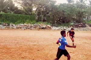 വടകര നാരായണനഗരം മൈതാനത്ത് അവശിഷ്ടങ്ങളുടെ കൂമ്പാരം