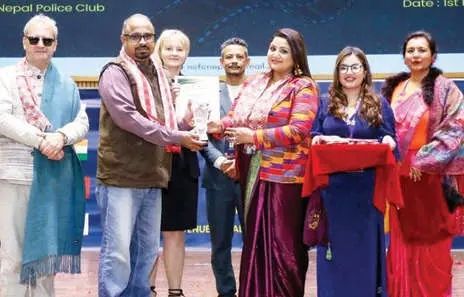 എം. ബാനിഷിന് അന്താരാഷ്ട്ര പുരസ്കാരം