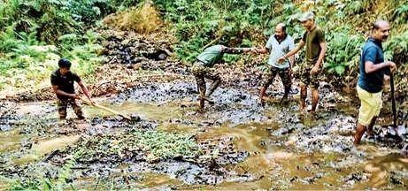 വന്യമൃഗങ്ങൾക്ക് ദാഹനീർ: കുളങ്ങളുടെയും നീരുറവകളുടെയും നവീകരണം തുടങ്ങി