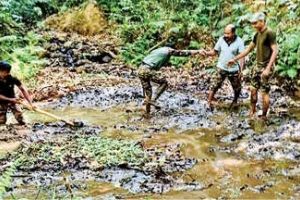 വന്യമൃഗങ്ങൾക്ക് ദാഹനീർ: കുളങ്ങളുടെയും നീരുറവകളുടെയും നവീകരണം തുടങ്ങി