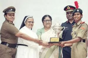 മികച്ച എൻ.സി.സി. വിദ്യാലയമായി സേക്രഡ് ഹാർട്ട് സ്‌കൂൾ