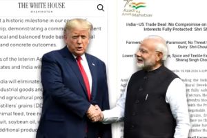 ഇന്ത്യ- അമേരിക്ക വ്യാപാര കരാര്‍ യാഥാര്‍ഥ്യത്തിലേക്ക്; സംയുക്ത പ്രസ്താവന പുറത്ത്, അമേരിക്കൻ ഉത്പന്നങ്ങള്‍ക്ക് നികുതിയിളവ്, റഷ്യൻ എണ്ണയെക്കുറിച്ച് പരാമര്‍ശമില്ല